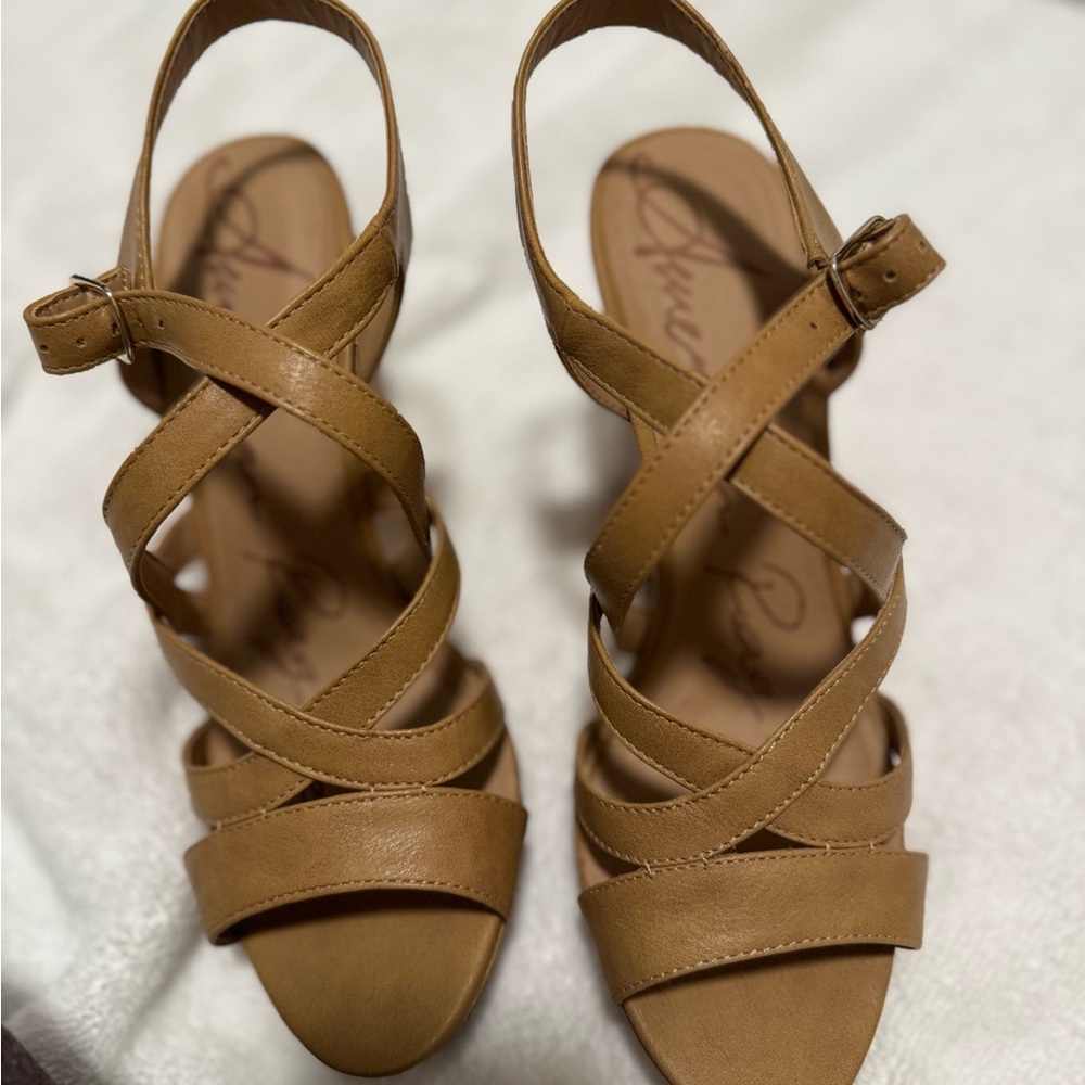 Aldo Tan Strappy Sandals